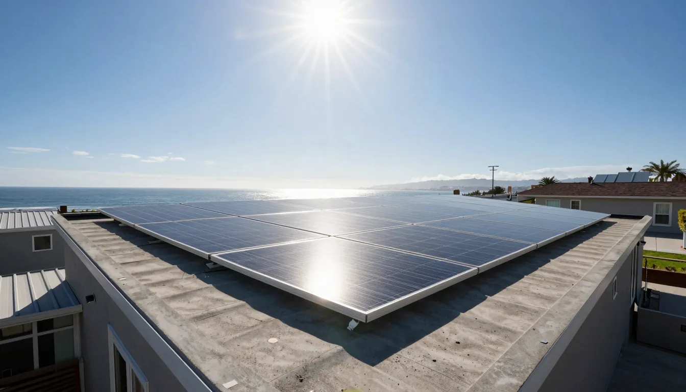 Wiring diagram showcasing multiple microinverters in a solar array. microinverters for solar panels