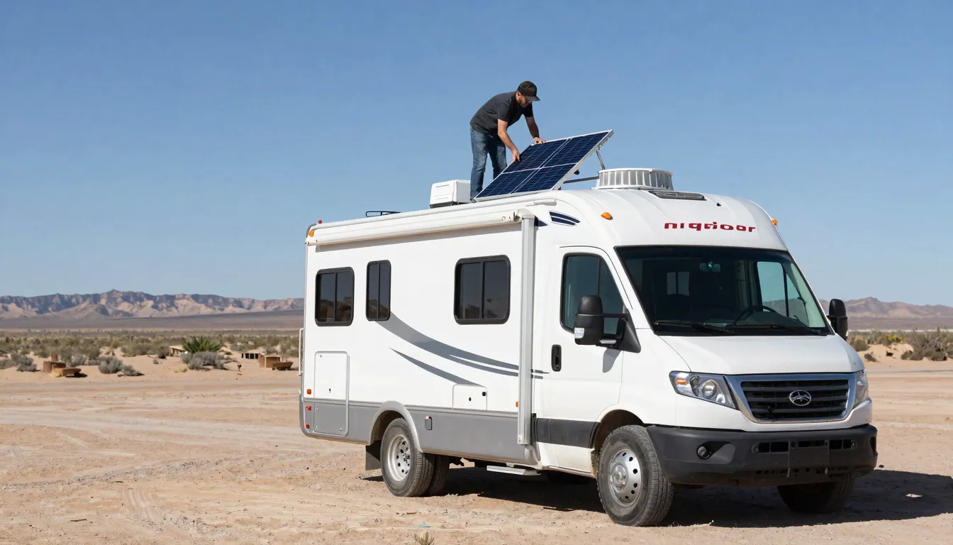 RV Solar Panel Installation Guide: Go Off-Grid Easily