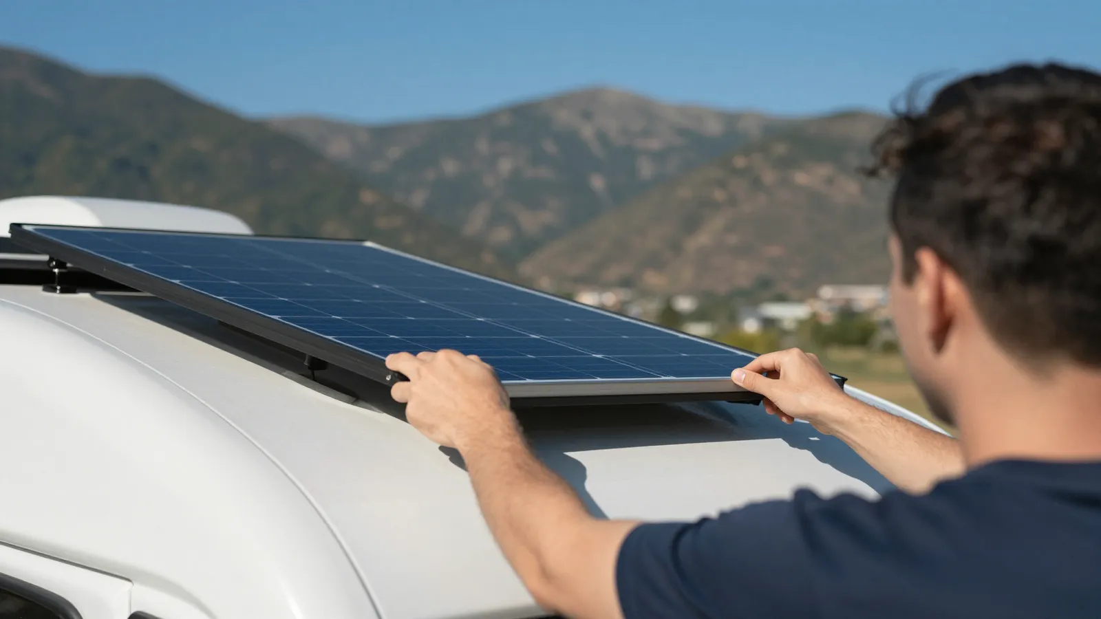 rv solar panel kit with battery and inverter